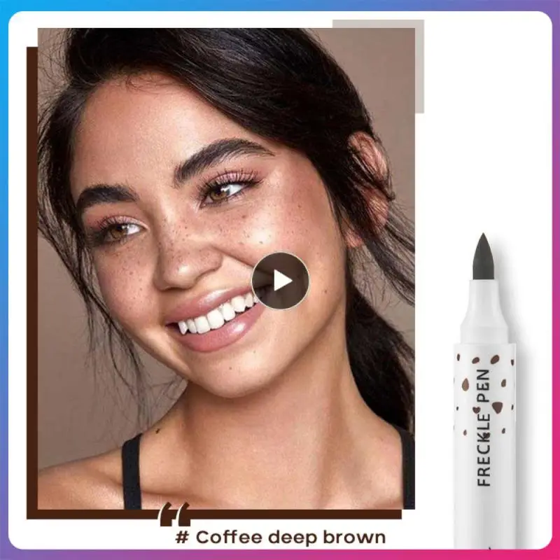 

Natural Lifelike Freckle Pen Soft Brown Freckle Pen Lasting Waterproof Dot Spot Pen Create Effortless Sunkissed Makeup TSLM1