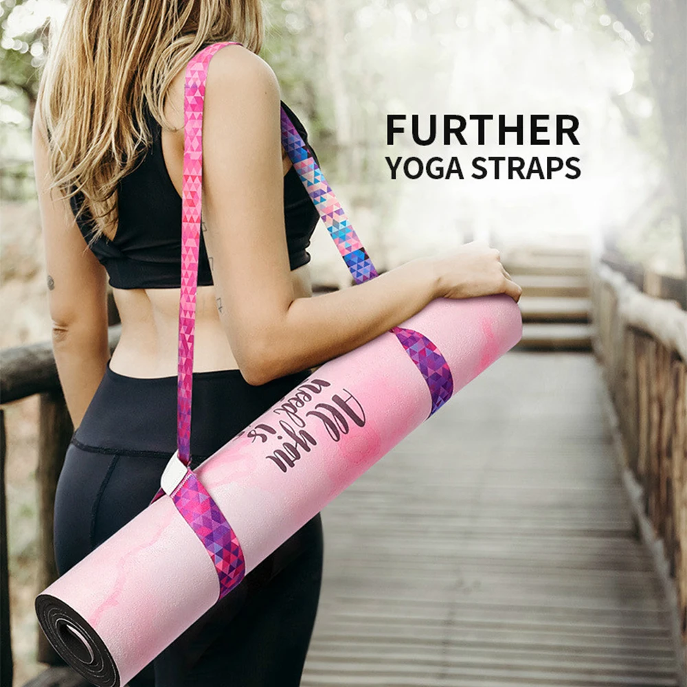 

Sling Carry Sports Stretch Adjustable Fitness Strap Shoulder Strap Yoga Belt Yoga Mat Strap