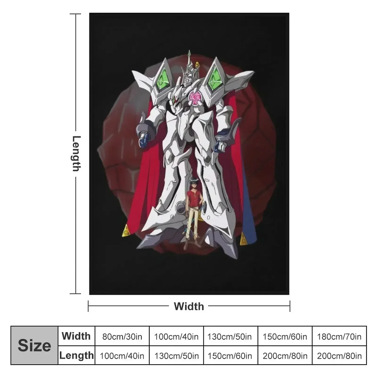 Ван Эскафлне и Сердце Дракона — ОРИГИНАЛ от SillyFun.redbubble.com Декоративное одеяло