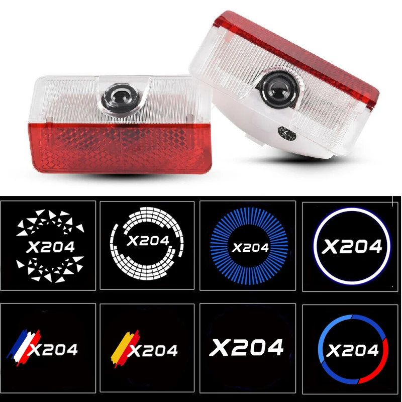 

2Pcs LED Car Door Welcome Lights Courtesy Projector Ghost Shadow Lamps for Mercedes Benz Normal GLK X204 2012-2015 GLK250 GLK350