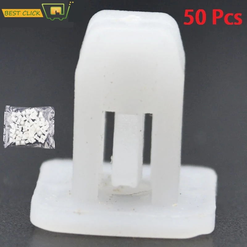 

50 шт. 8 мм x 8,5 мм квадратный Автомобильный Крепеж Клипсы для бампера автомобиля Фиксатор заклепки для автомобиля панель двери брызговик нажимные клипсы для крышки