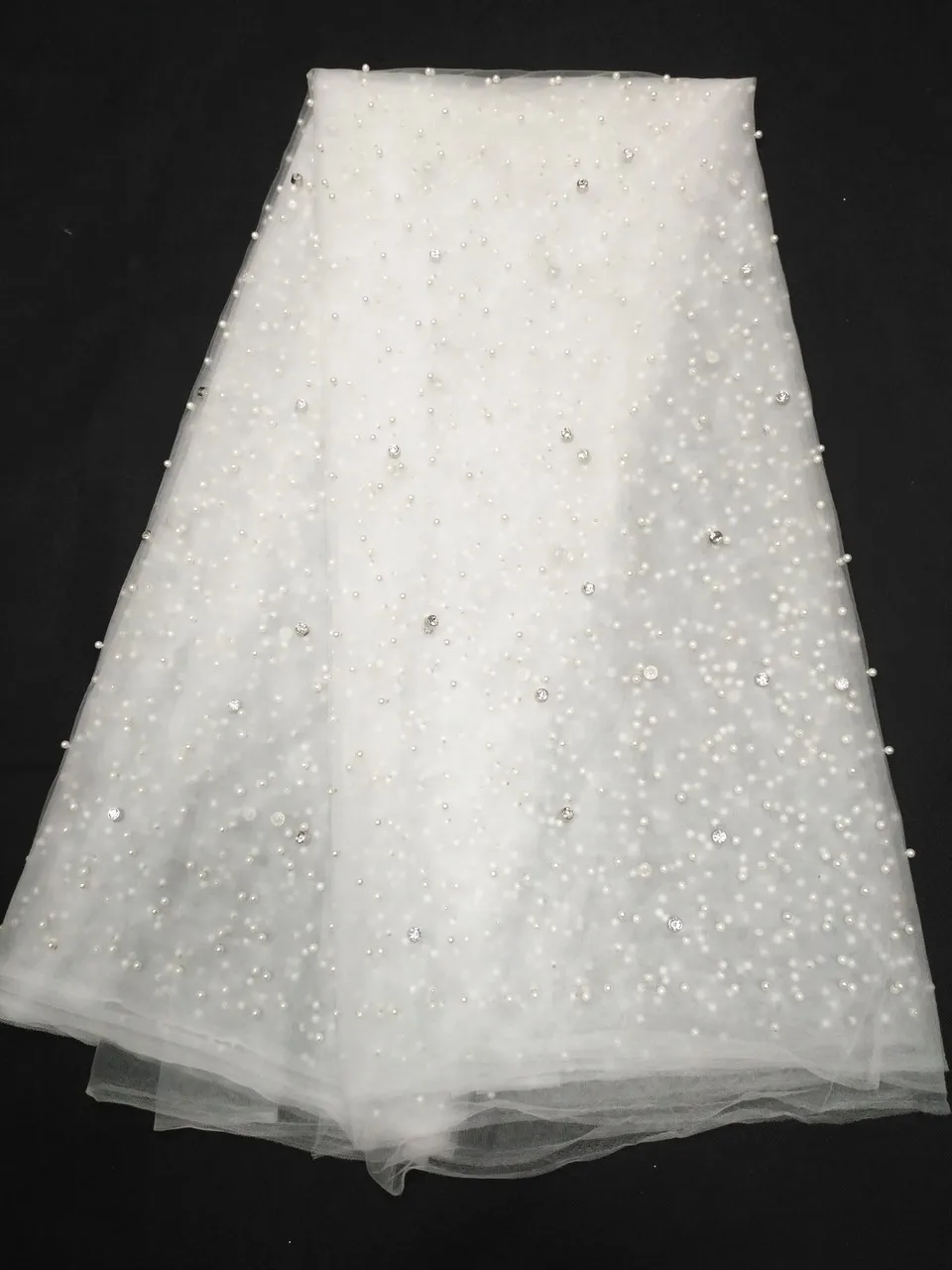 

African Lace Fabric High Quality 2021 Hot Sale White Swiss Voile Cotton Fabrics Sweing Embroidered Dresses for Women Party