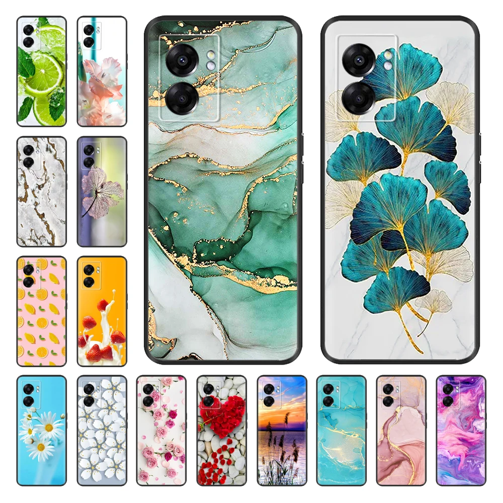 

For OPPO A57 A77 5G 2022 Case Soft Silicone Cover Phone Case For Oppo A57e a57s Case TPU Black Fundas OPPOA57 5G Protection Capa