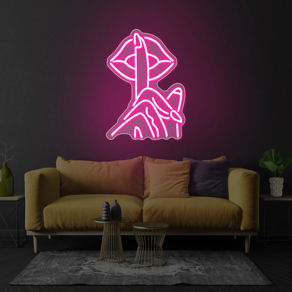 Сексуальный Блеск для губ неоновая вывеска бара ресторана KTV