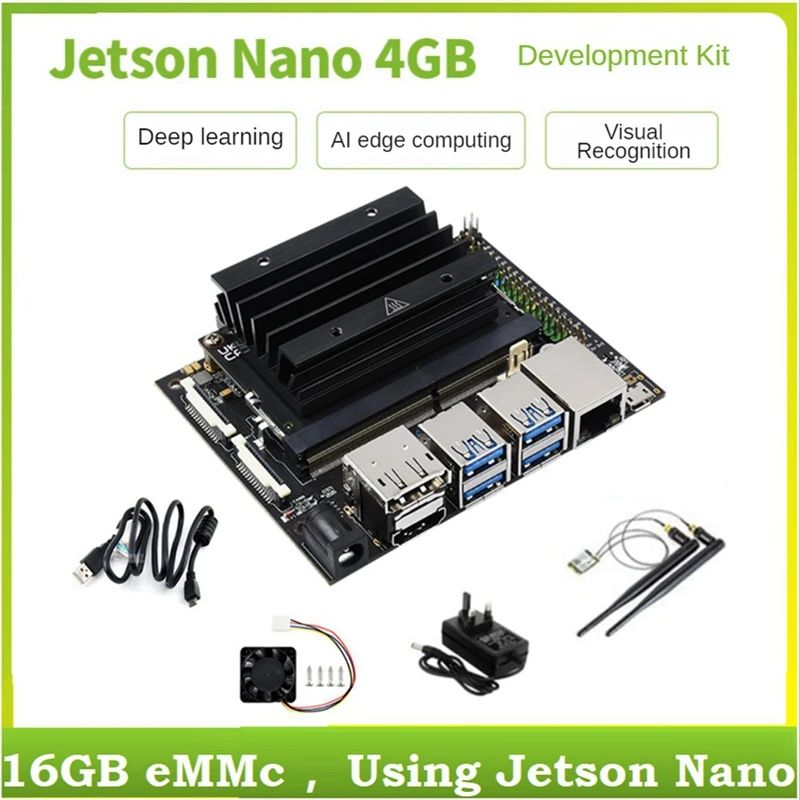 

For Jetson Nano 4GB Developer Kit Intelligence Development Board With Jetson Nano Module Programming Learning