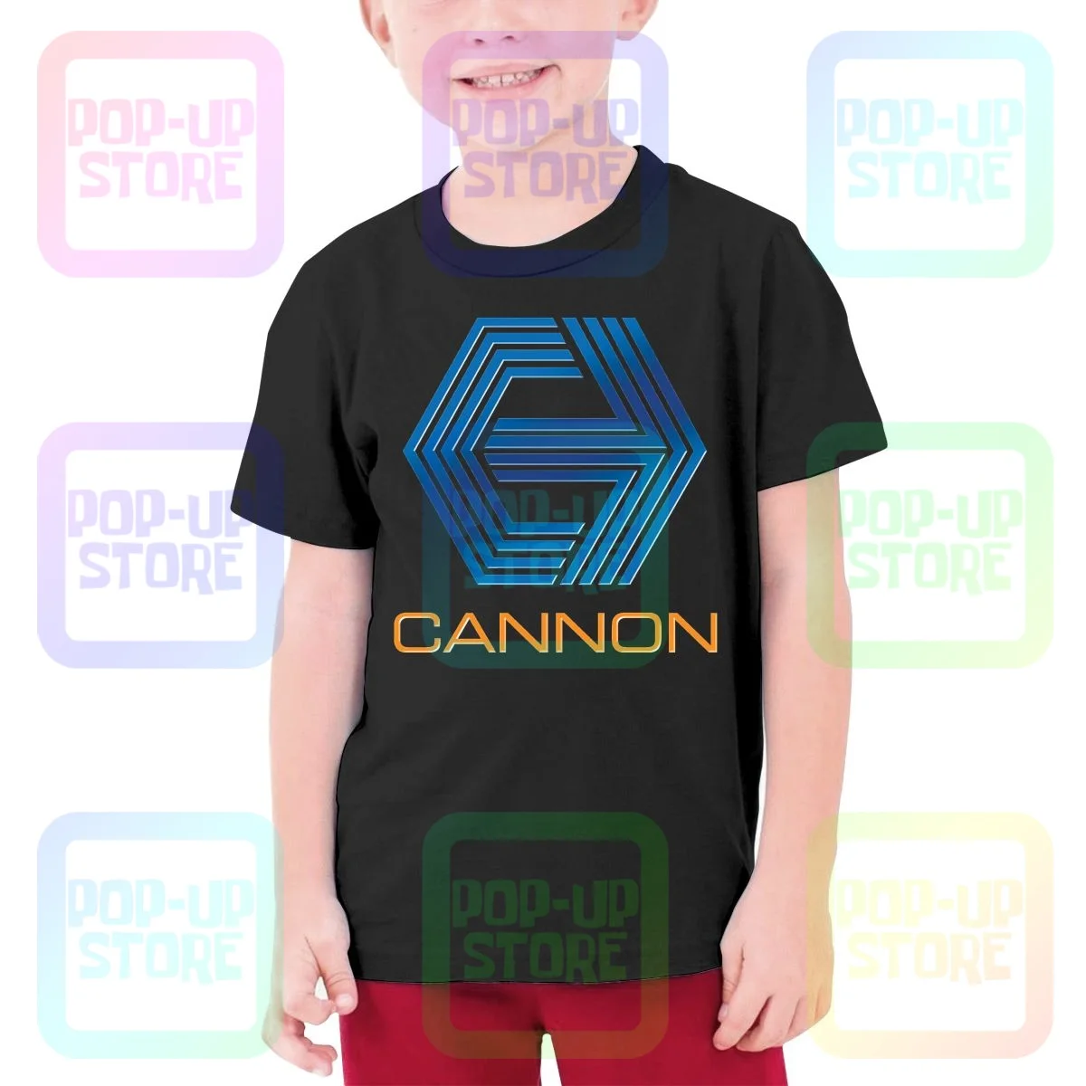 Cannon Group Logo - Films футболка для подростков ребенка редкий Повседневный модный