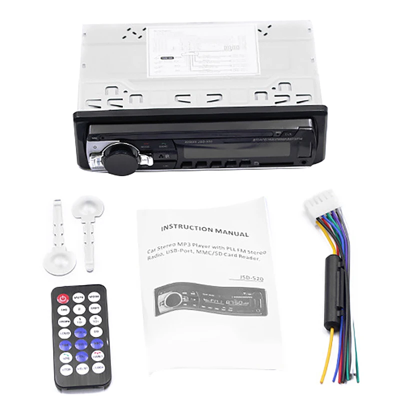 

1Din 12V Car Radio Bluetooth Car MP3 Player USB AUX FM Car Audio Stereo Radios Auto Player Car Stereo Audio