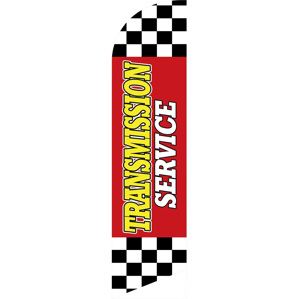 Custom Design Tranamission Service Knitted Polyester Beach Feather Flag Promotional Swooper Banner Without Poles And Base |