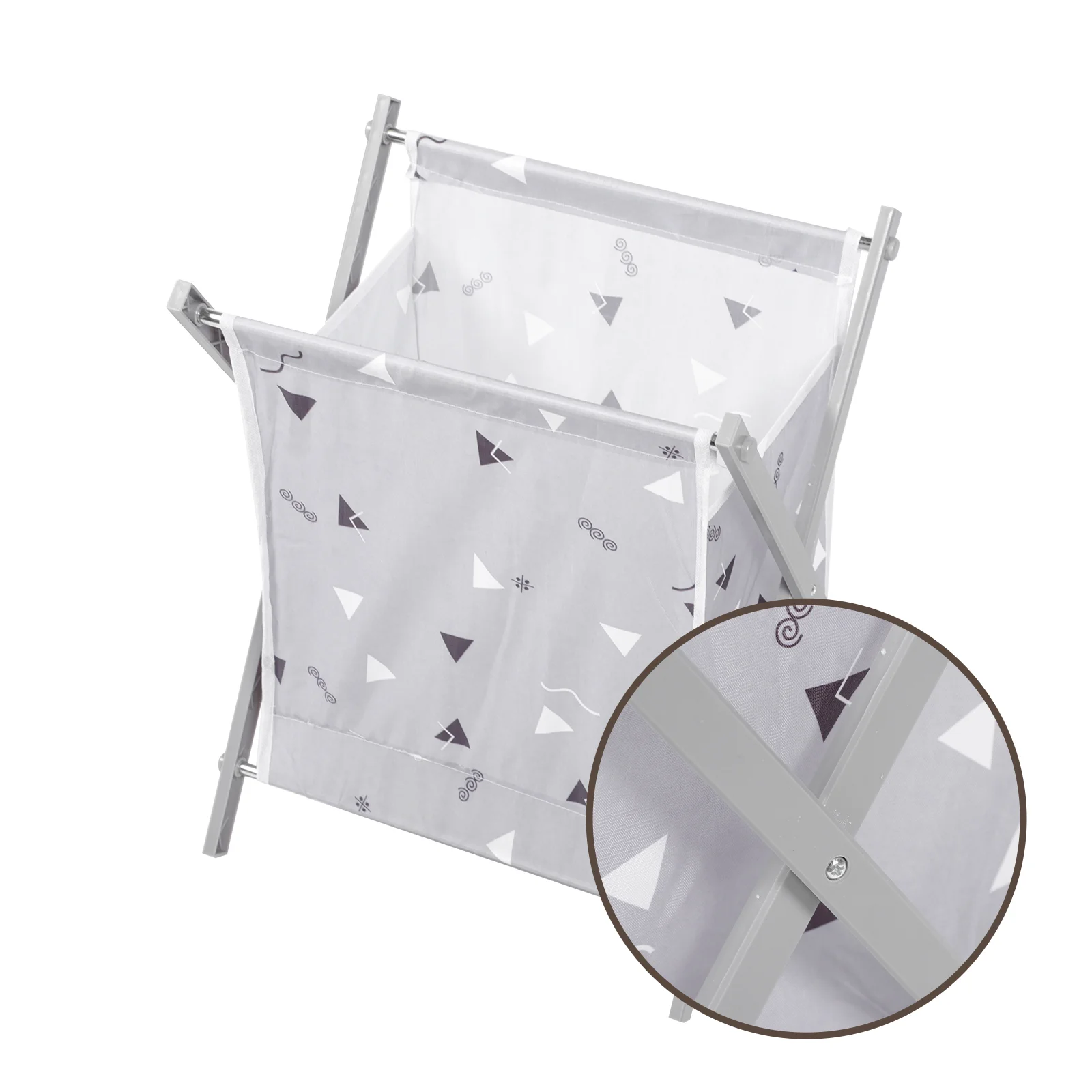 

1Pc Laundry Basket with Frame Cloth Storage Basket Laundry Storage Baskets Laundry Hamper 1 Section Dirty Clothes Organizer