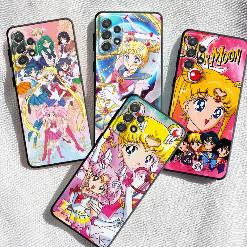 

Print Funda For Samsung A51 A53 A13 5G A21s A12 A52 A32 4G A22 A73 A31 A11 A72 A33 A23 A41 A71 A52s Cute Cartoon Sailor Moon