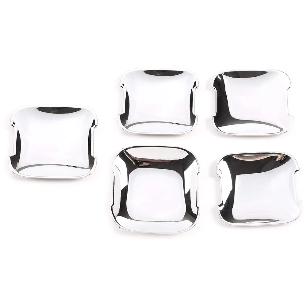 

Для Land Rover Defender 110 2020-2022, автомобильная ручка для захвата двери, крышка чаши, отделка, декоративные наклейки, аксессуары, серебристые