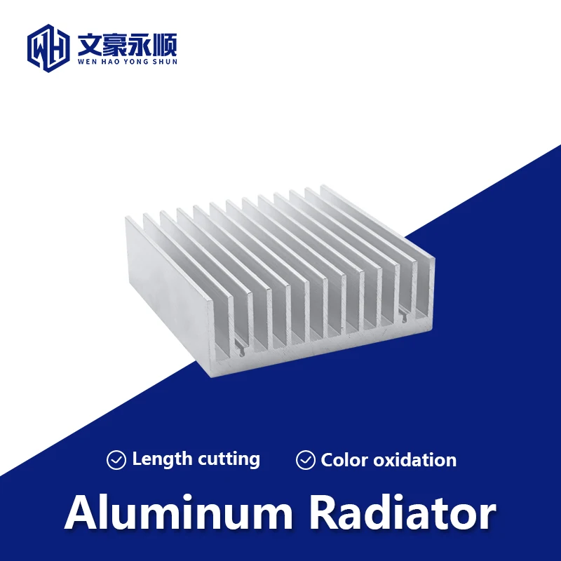 Электронный радиатор IC чип 50/100/150/x мм, алюминиевый радиатор, супертеплопроводящий радиатор, настраиваемый