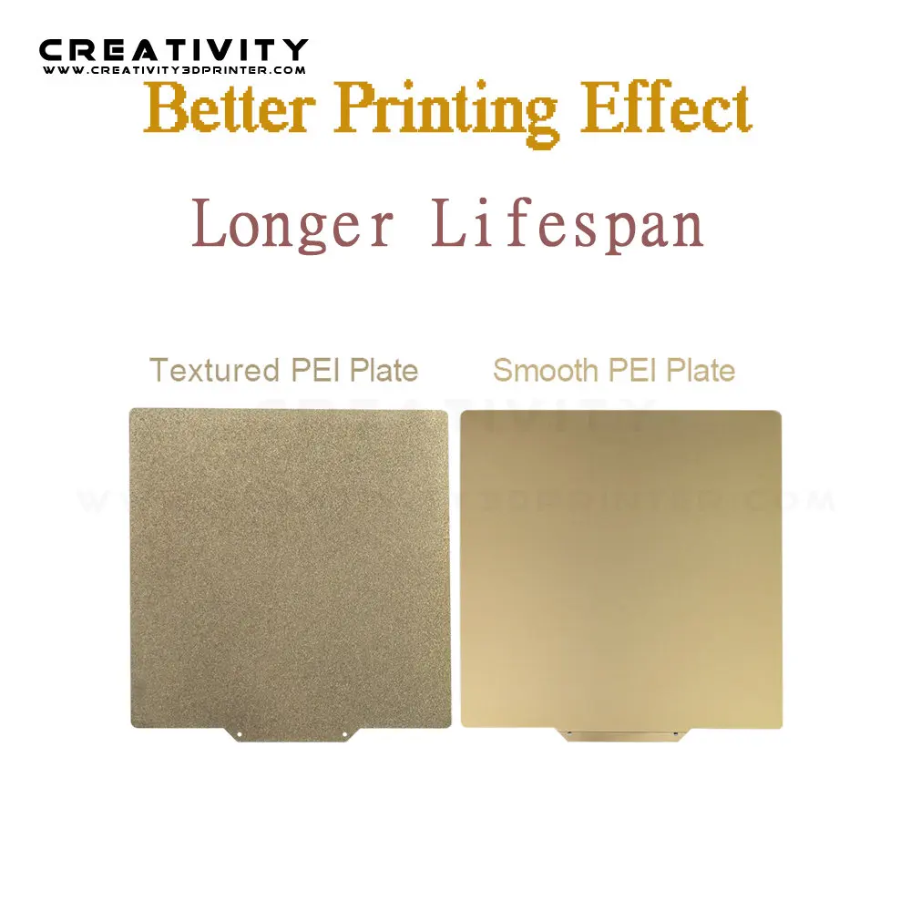 3D принтер Heatbed PEI удаление наклеек Spring стальной лист предварительно нанесенный Flex