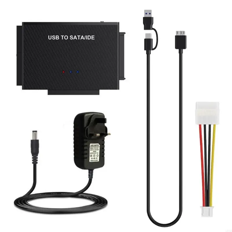 Устройство чтения жестких дисков G8DB USB IDE с кабелем переключения питания для SSD 2 5 3