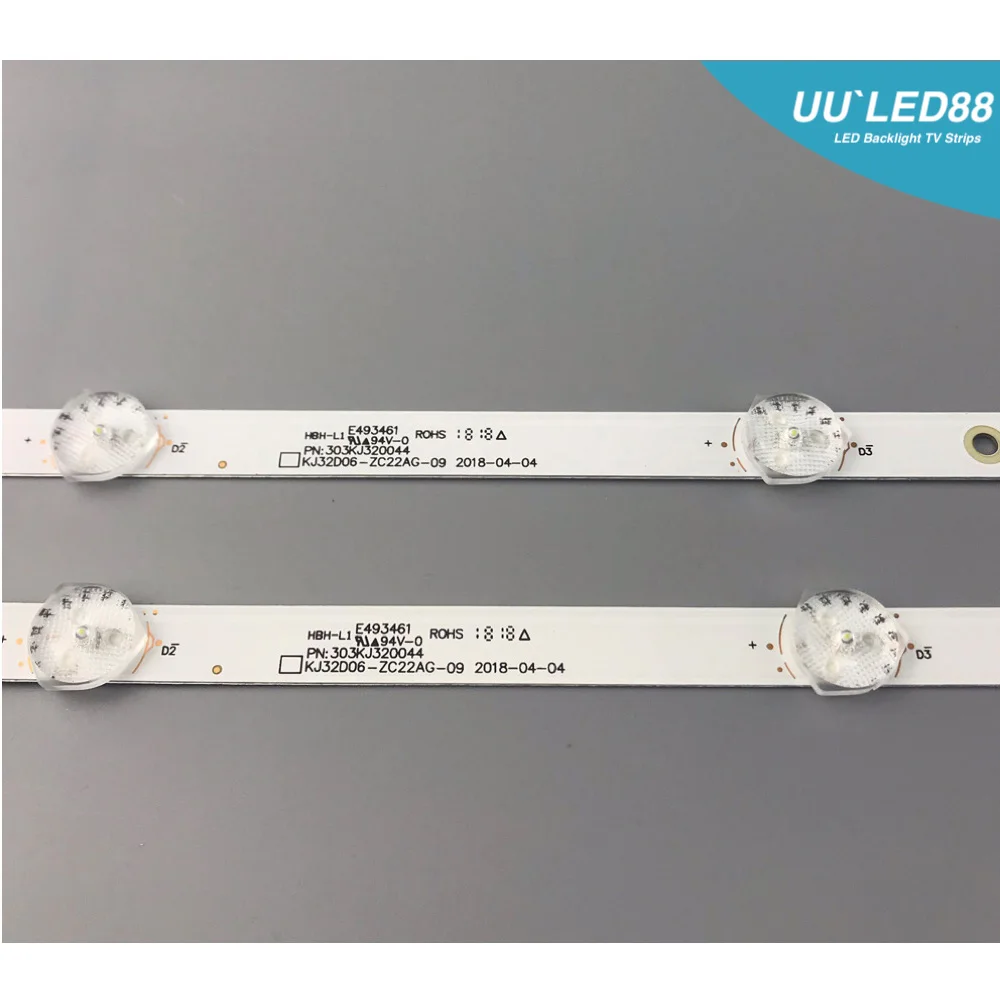 LED Backlight strip 6 lamp For KJ32D06 ZC22AG 09 303KJ320044 HARTENS HTV 32R01 T2C/A4/B V320BJ6 Q01