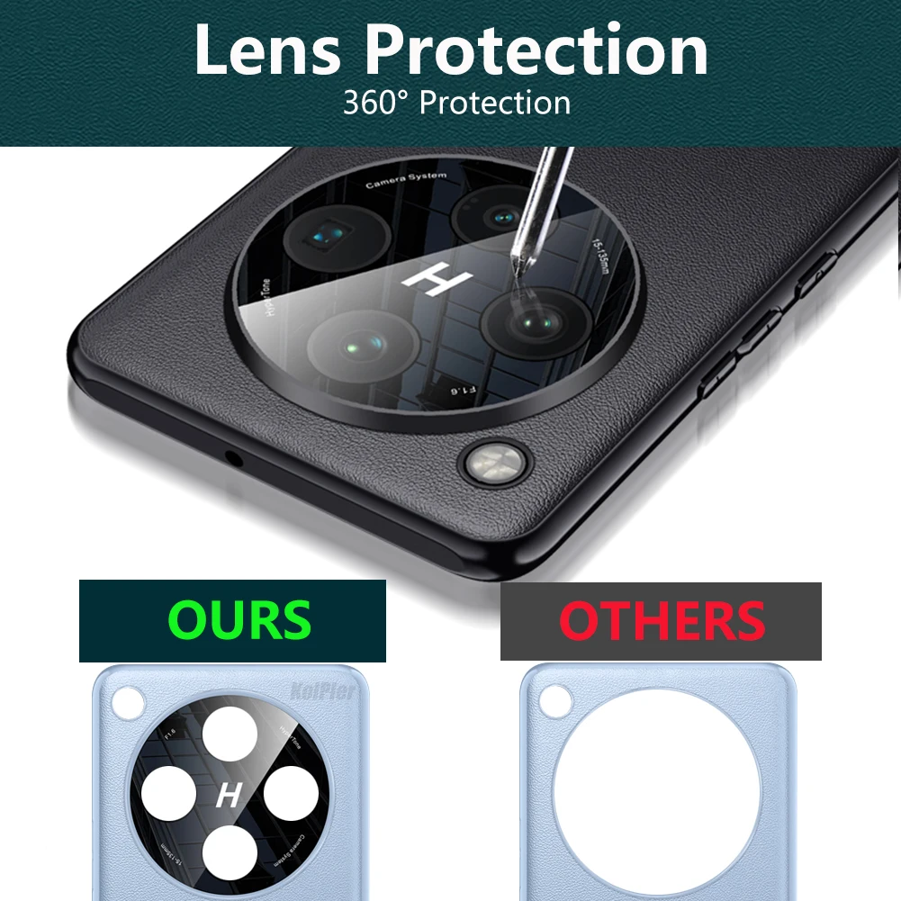 Чехол из искусственной кожи для OPPO FIND X8 PRO/FINDX8 противоударная задняя крышка