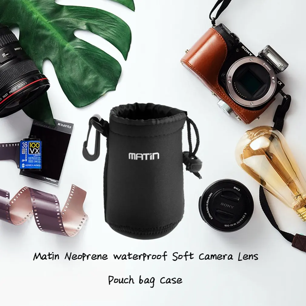 Неопреновый Водонепроницаемый Мягкий чехол для объектива камеры 3 мм |