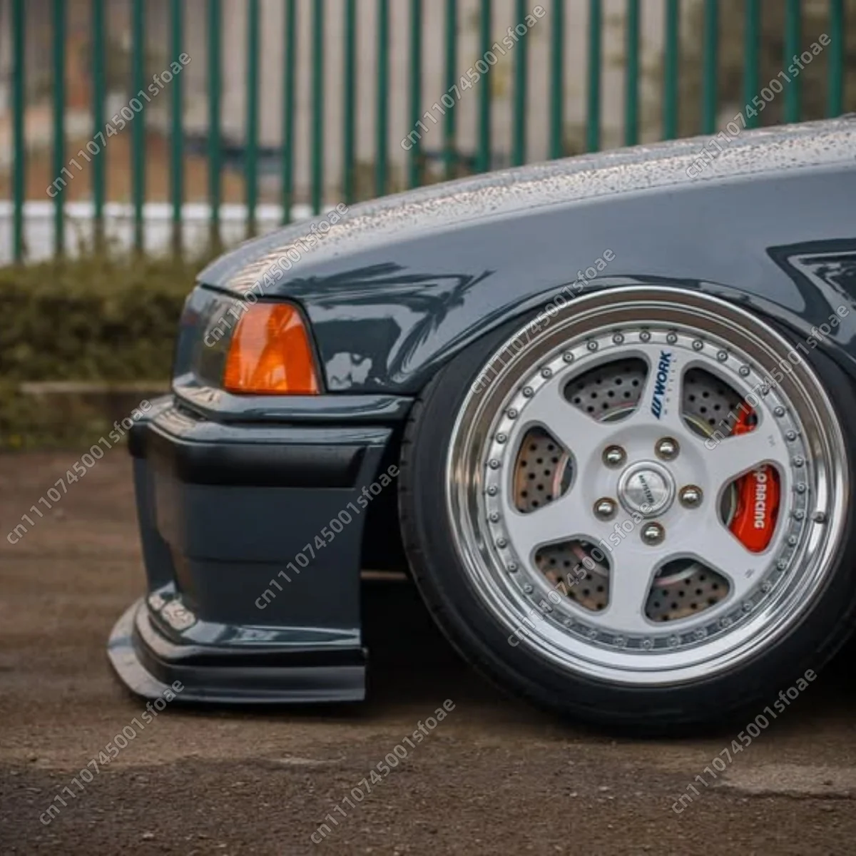 Фото Накладка на передний бампер для BMW 3 серии E36 M3 1991-2000: Спойлер, сплиттер, диффузор, обвесы, высококачественные аксессуары из полипропилена для тюнинга №4