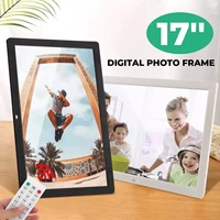 17 inch led backlight hd 1440900 full function digital photo frame electronic album digitale picture music video good gift