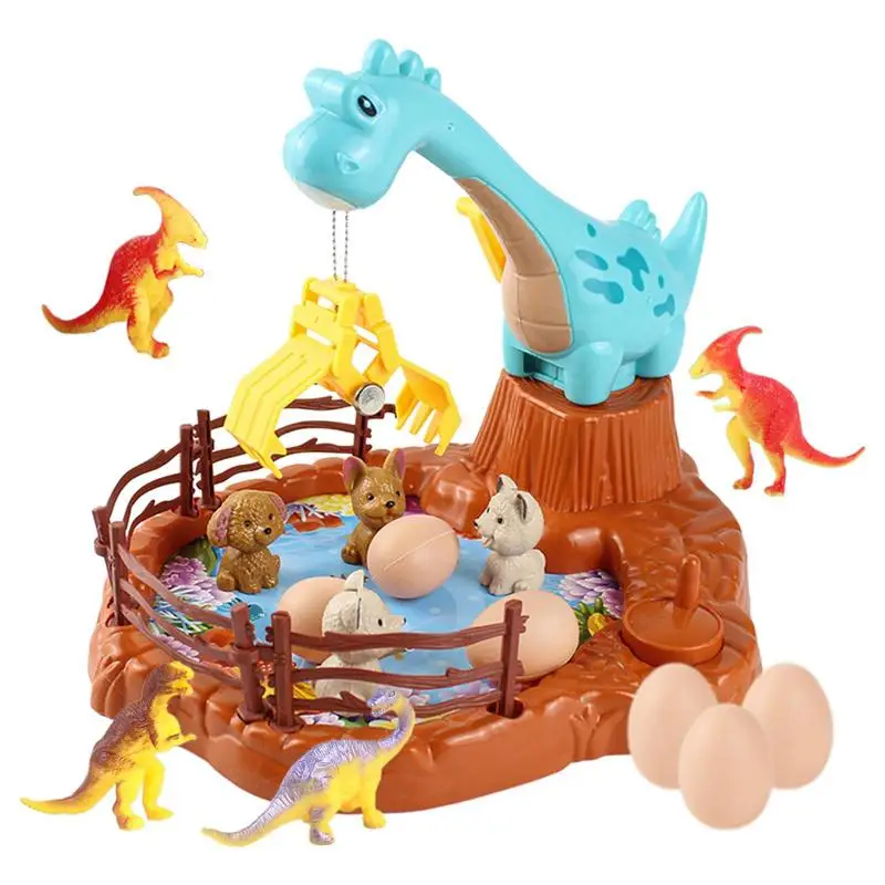 

Mini Claw Machine Dinosaur Grabbing Game Cartoon Claw Catch Fishing Toy Crane Machines Funny Board Games For Kids Christmas Gift