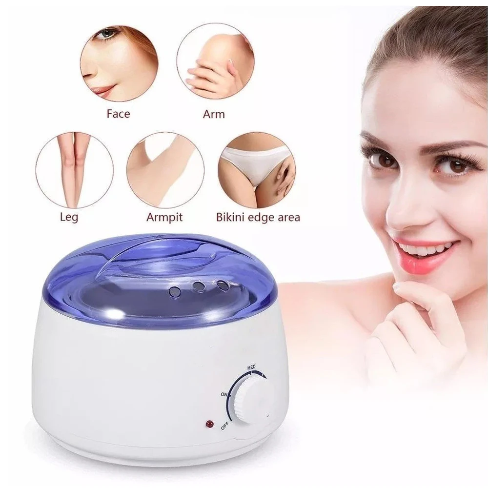 

Waxing Machine Bikini Body Hair Removal Wax Heater Depilatory Epilator Wax-melt Waxing Paraffin Heater Wax Beans Heating Machine