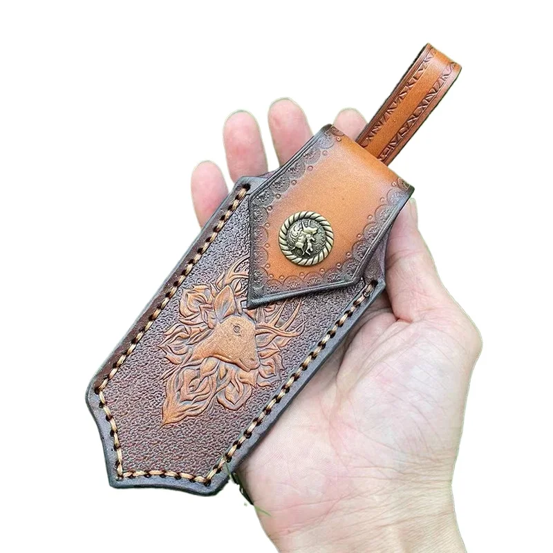 Универсальный складной нож 15 см кожаный Sheeth для наружного применения ножи