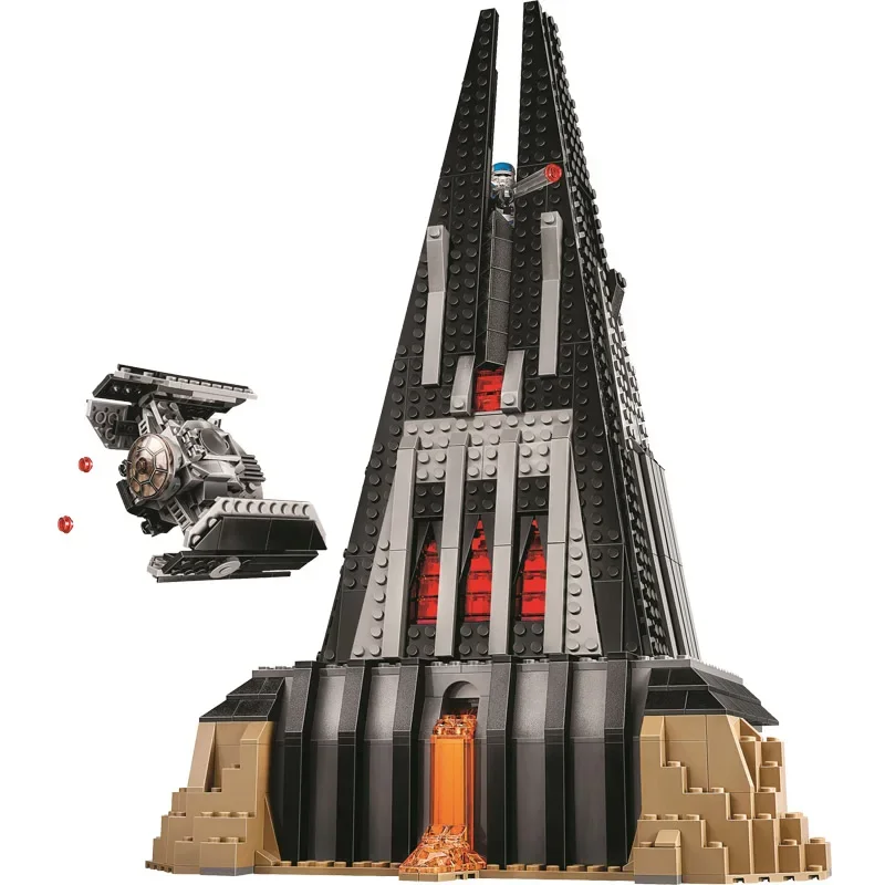 

1090 шт., Детский конструктор Volcano Castle Advanced Fighter 75251