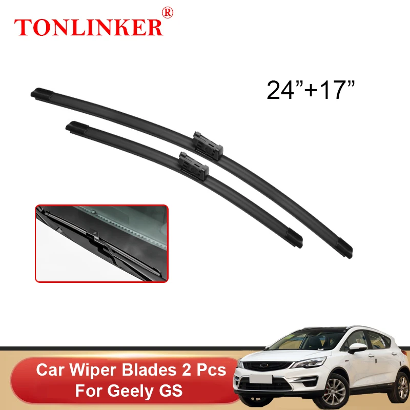 

TONLINKER Car Front Windscreen Wiper Blades For Geely Emgrand GS 2022 2021 2020 Model Car Accessories Brushes Cutter Wiper Blade