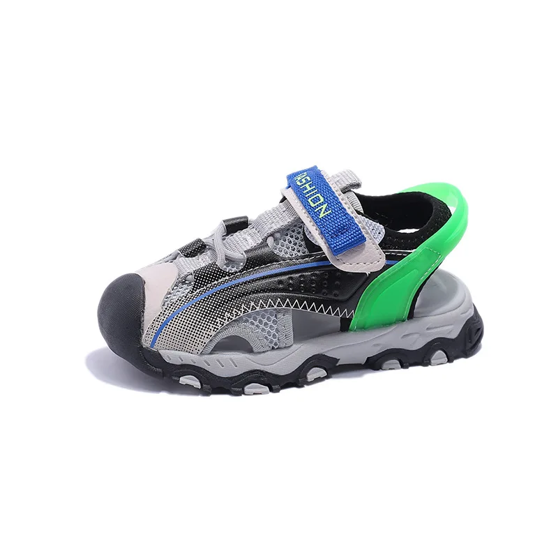

Summer New Children Sports Sandals Boys Anti-slip Casual Hole Shoes Girls Breathable Fashion Beach Sandals