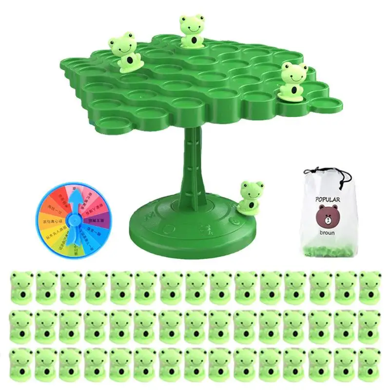 

Frog Balance Tree Game Frog Scale Tree Toy For Toddlers Frog Balanced Counting Toys Puzzled Interactive Table Game For