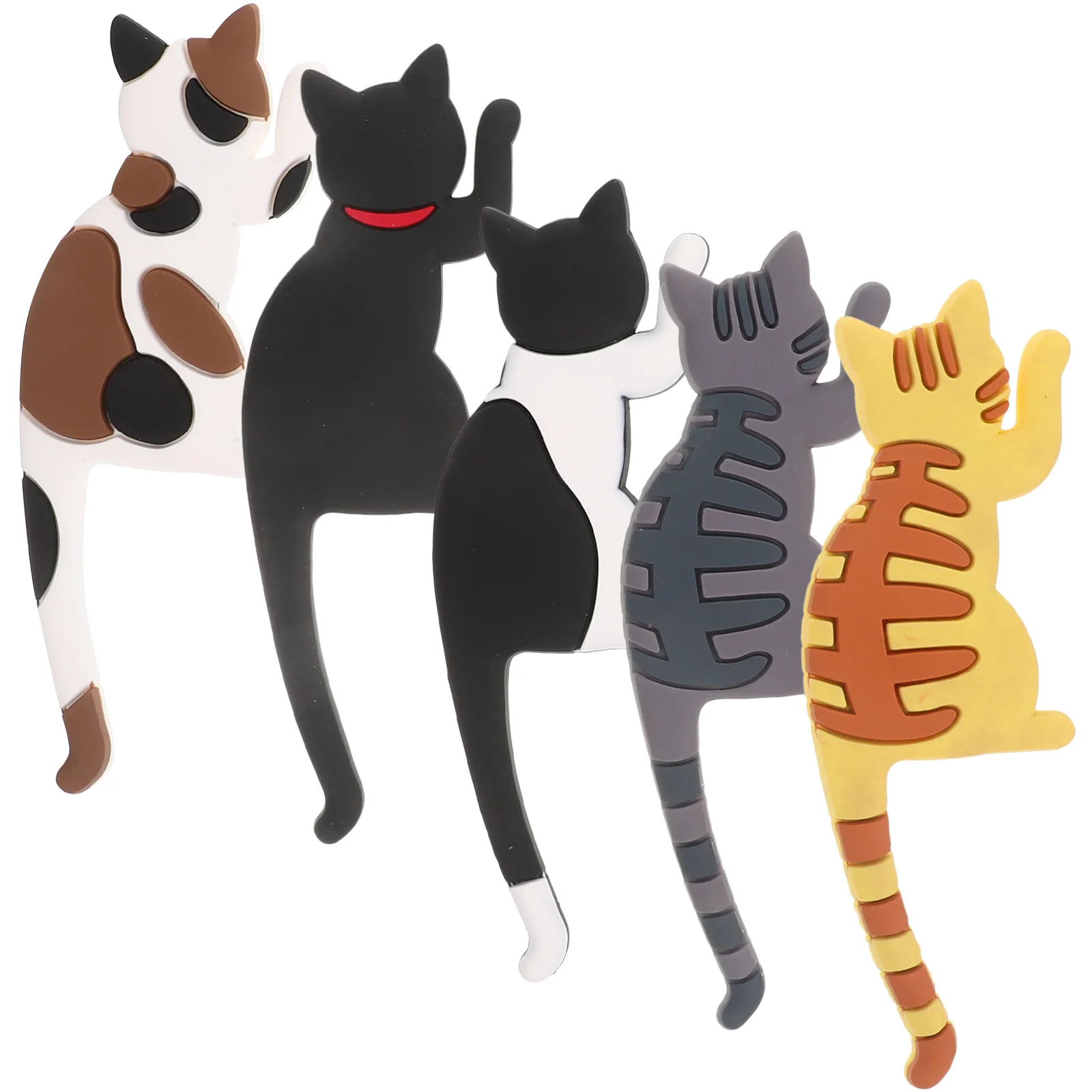 5 шт. магнитный крючок для кошек компактные крючки мультяшные магниты на