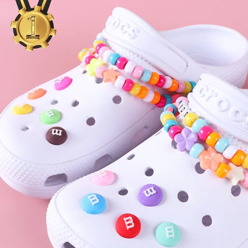 

All-match Vitality Croc Charms Designer DIY Cute Colorful Chain Shoes Decaration for Croc JIBB Clogs Kids Boys Women Girls Gifts