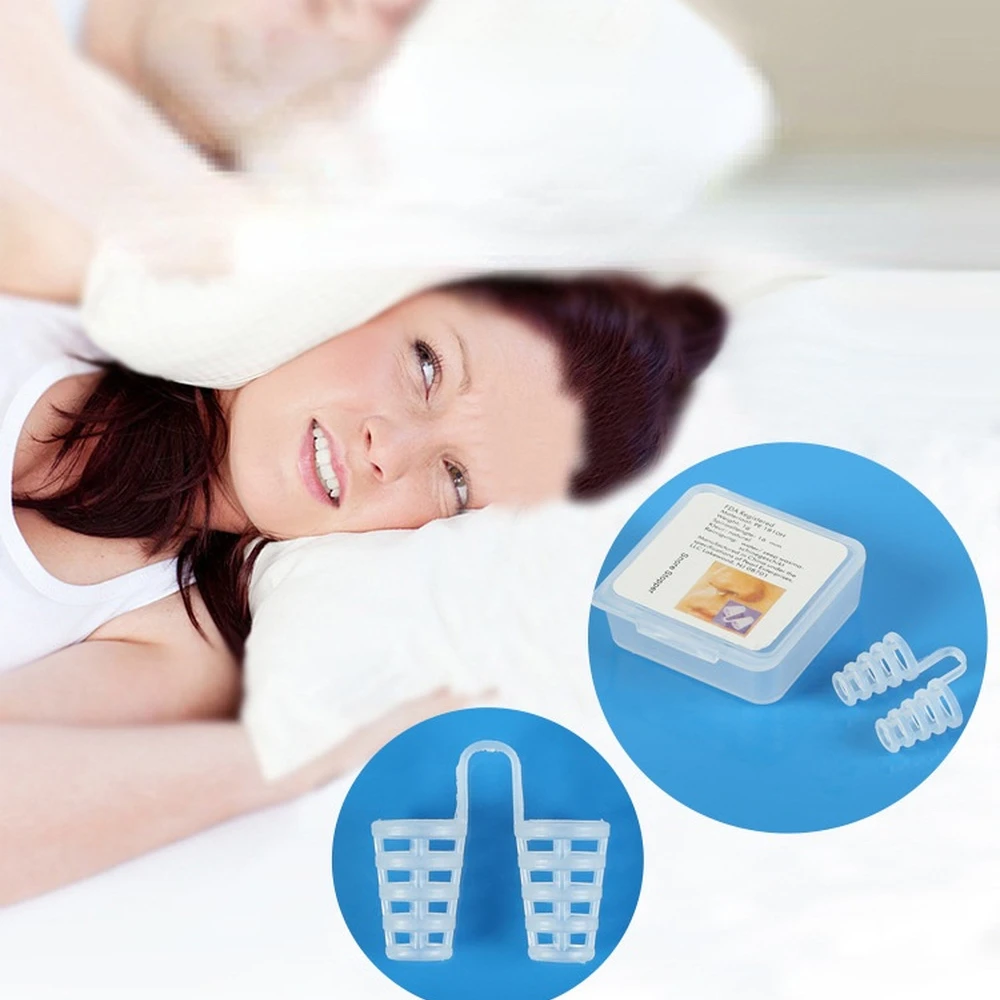 

Anti Snore Apnea Nose Clip Anti-Snoring Breathe Aid Stop Snore Device Sleeping Aid Equipment Stop Snoring