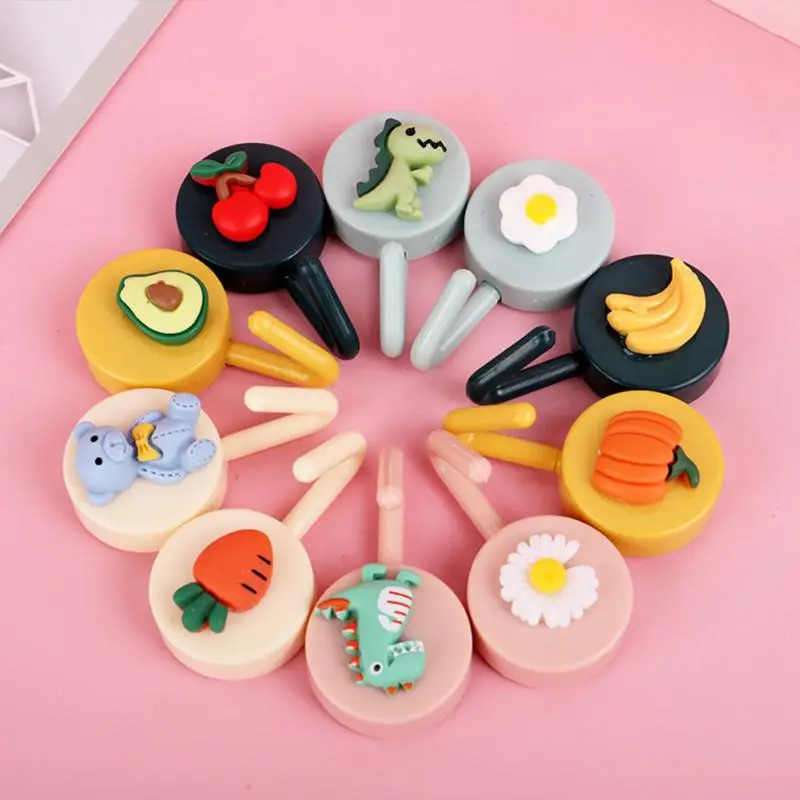 

Self Adhesive Wall Sticky Hooks Traceless Automobile Interior Universal Hooks Mini Cartoon Decorative Mounted Wall Hook Cartoon
