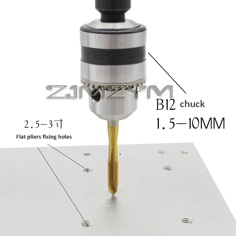 Ручная нарезательная машина вертикальный кронштейн для нарезания Цанговая