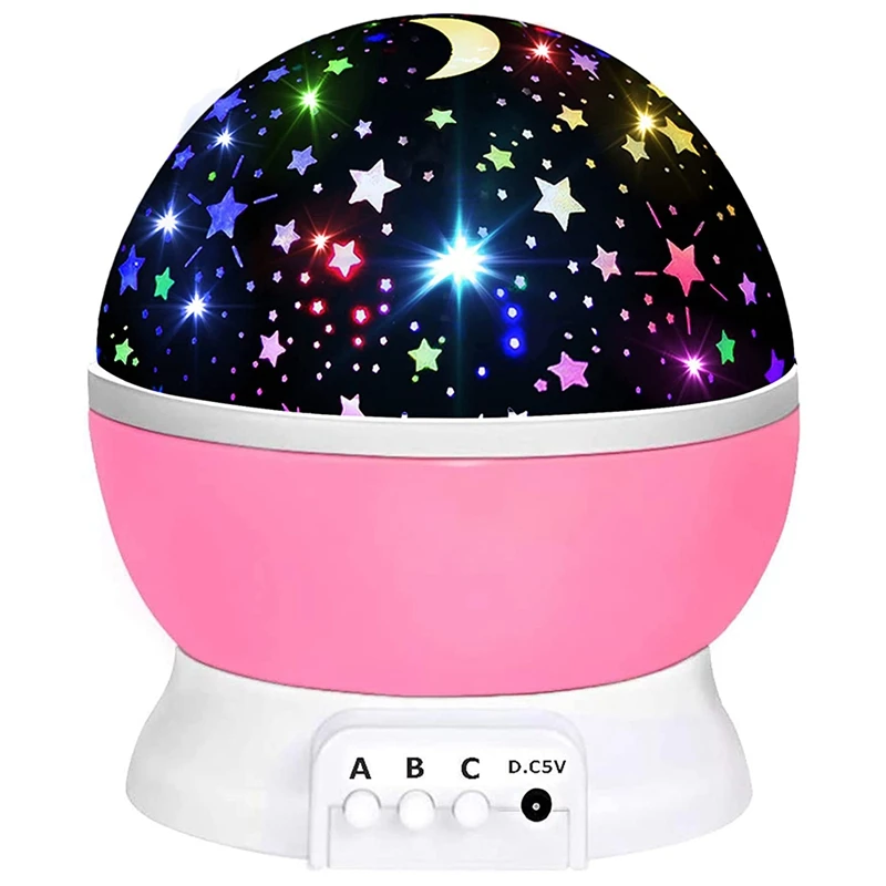 

Детский ночник со звездами, Ночной светильник, проектор для детей, настольная лампа с USB-кабелем, декор для детской спальни