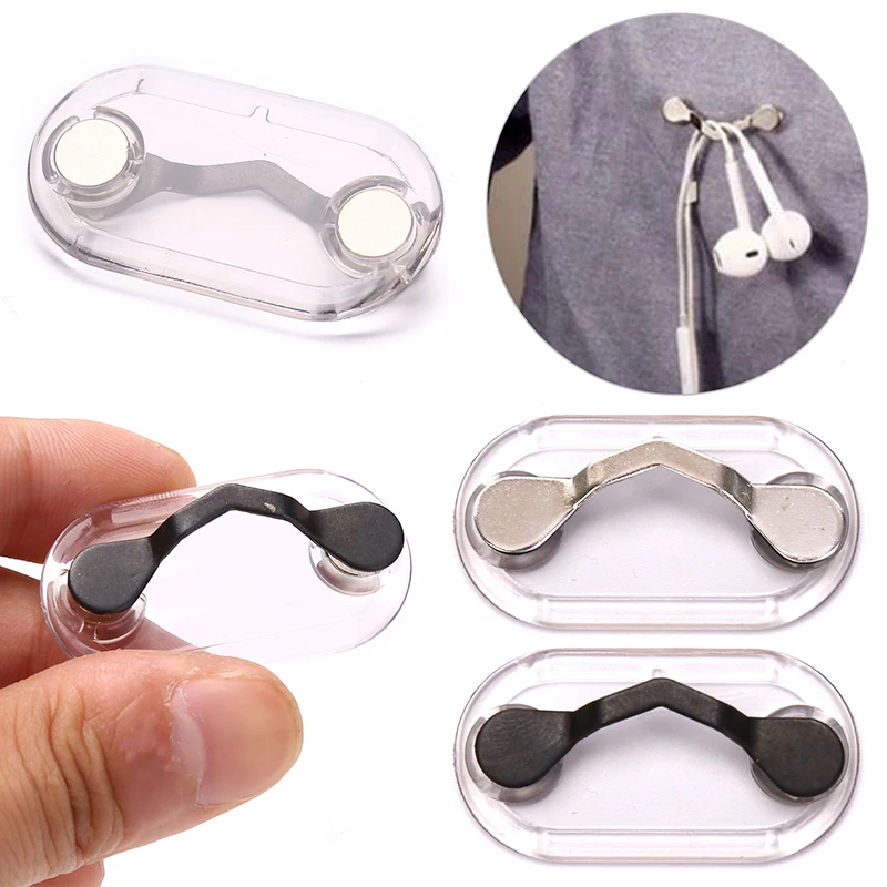 Fashion Magnetic Hang Eyeglass Holder Clip Magnet Sunglasses Headset Line