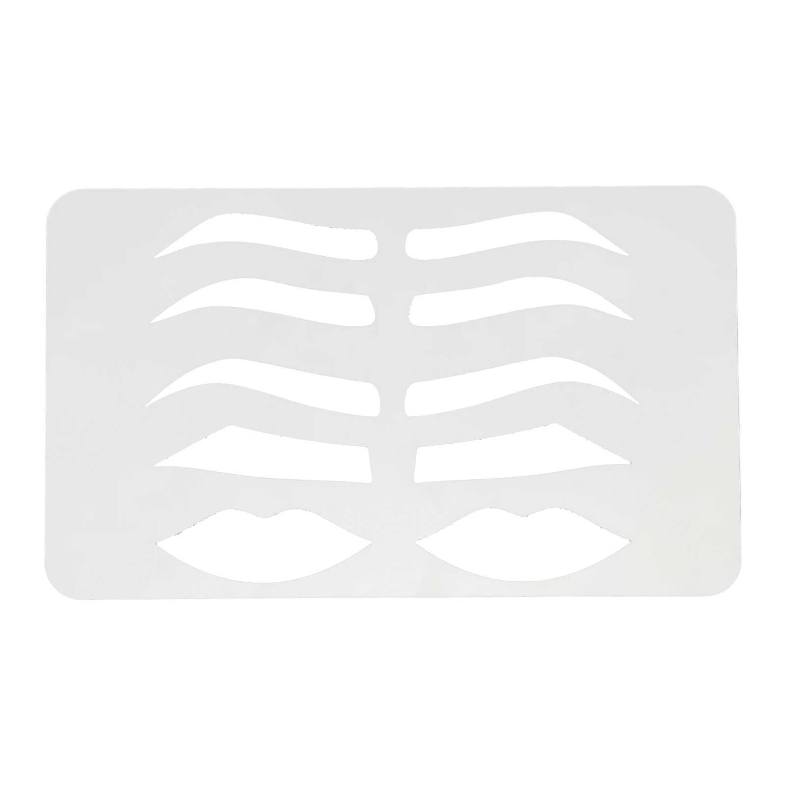 

Eyebrow Lip Stencil Beginner Reusable Makeup Eyebrow Lip Template Microblading Supplies for Men Women