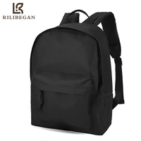 classic black designer bags men nylon travel men backpack large capacity school bag men basic casual laptop computer backpack