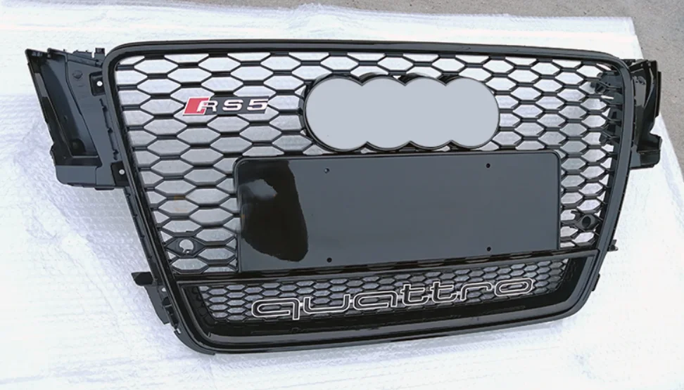 Детали корпуса глянцевая черная передняя решетка радиатора для 2008-2011 B8 A5/S5 Upgrade RS5