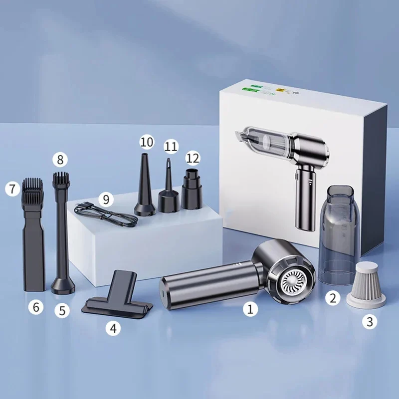 Вертикальный/ручной пылесос Xiaomi, 100 Вт, беспроводной, влажная уборка, пылесборник