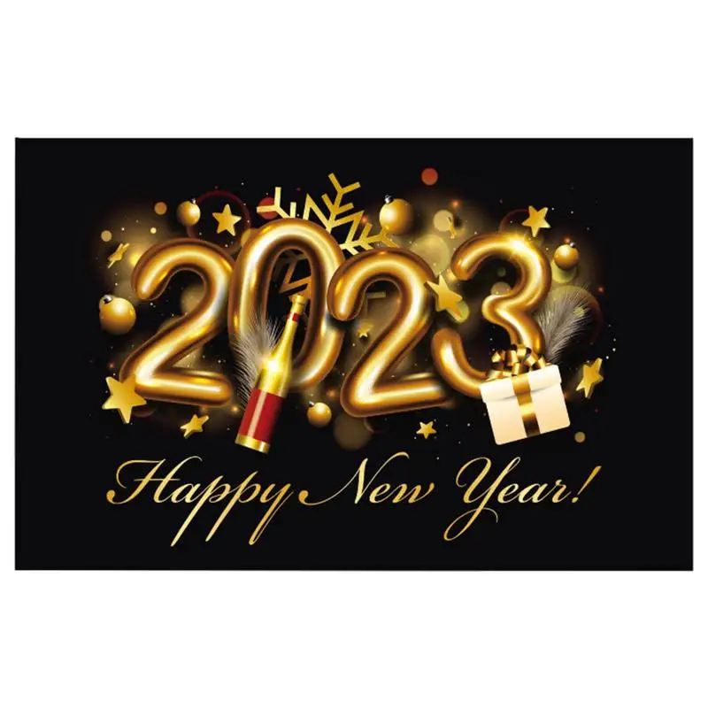 

Happy New Year Party Backdrop 2023 Happy New Years Banner 70x43 Inch New Years Eve Banner Happy New Year Decorations Banner