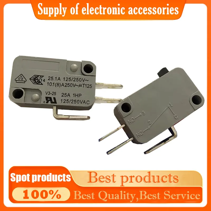 V3-25S-00D3-Z 3-контактный микропереключатель 25А 125/250 В переменного тока ограничение сброса хода T125