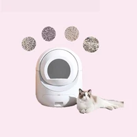 intelligent automatic cat litter smart box wifi plastic pets supplies cats litter box automatic self cleaning pet toilet litter