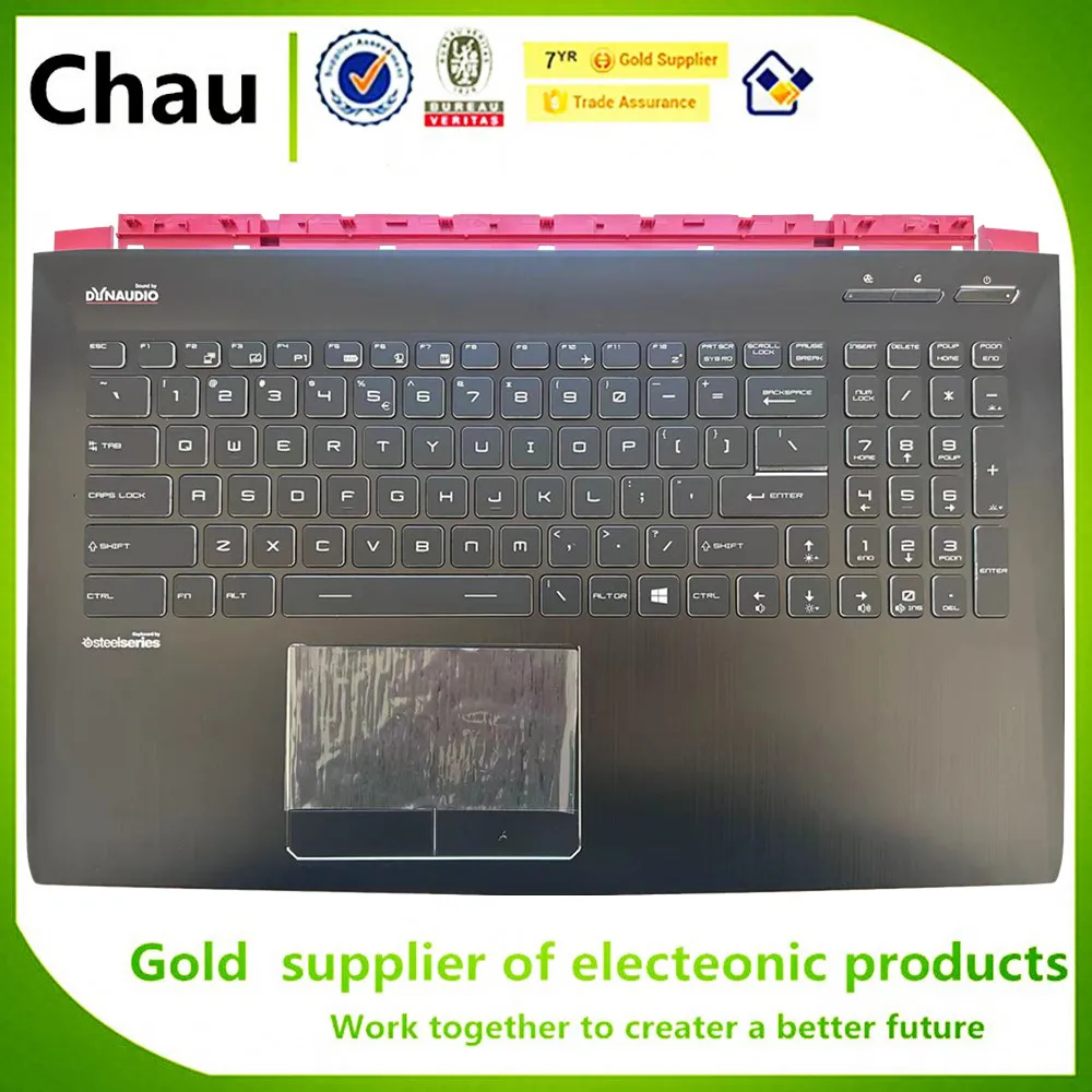 Новинка для MSI GE62 GE62VR MS-16J1 MS-16J2 MS-16J1C 6QD 6QF 6QE верхняя подсветка крышка палитры