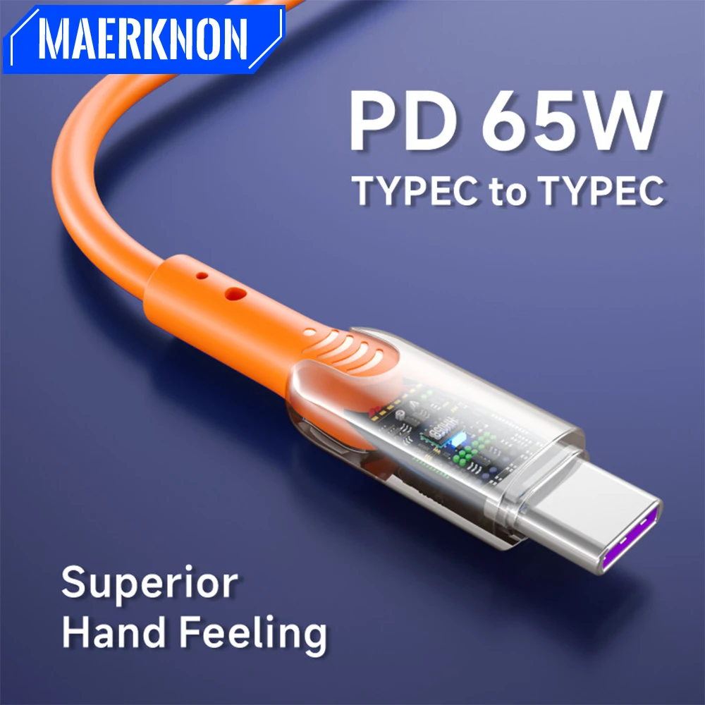 

65W USB C to USB Type-C Cable USB Type C Cable USB Cable USB For Samsung Huawei Xiaomi Android smart Phone fast charge data line