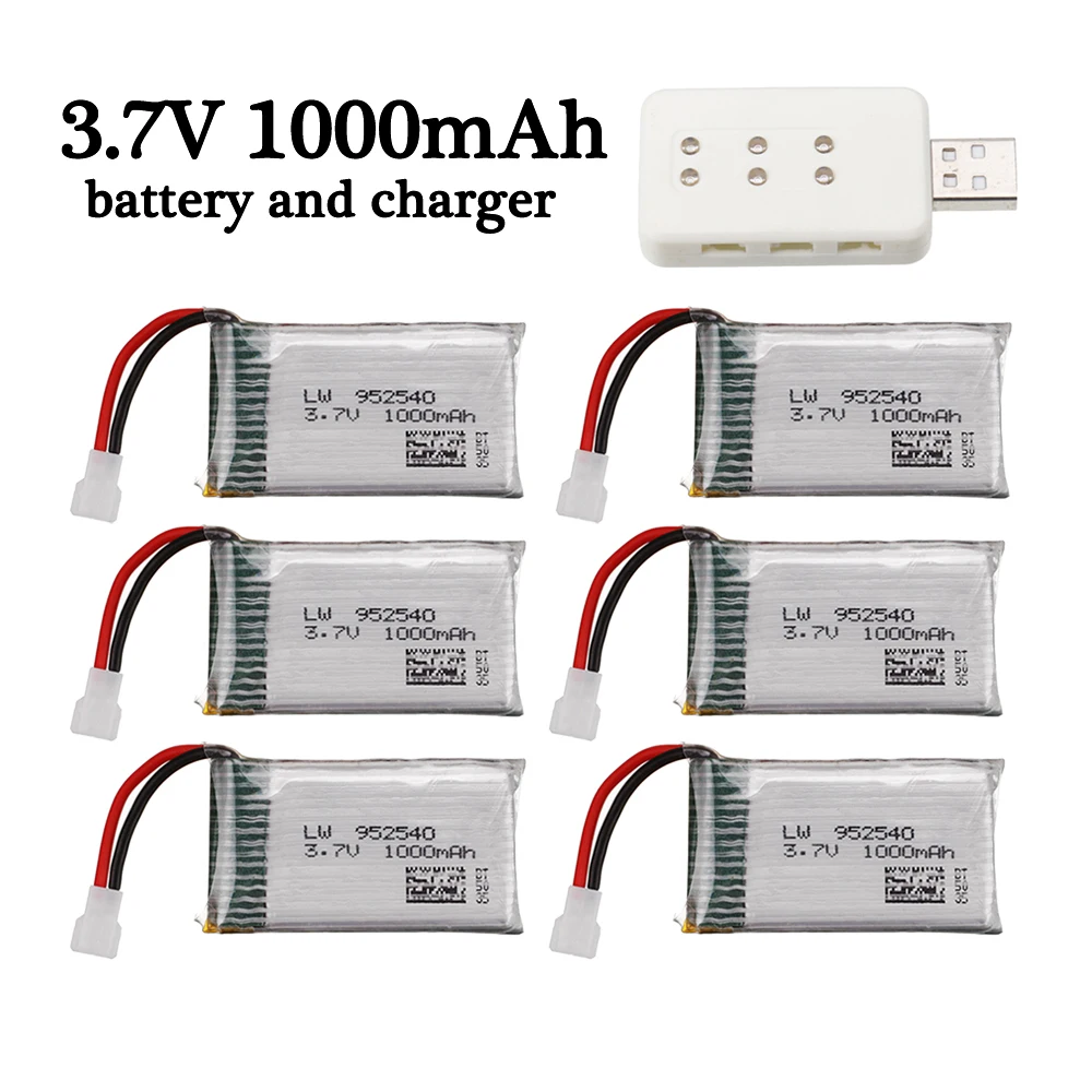

Литий-полимерный аккумулятор 1000 мА/ч 3,7 в для KY601S SYMA X5 X5S X5C X5SC X5SH X5SW M18 H5P HQ898 K60 HQ-905 CX30 3,7 в, аккумуляторная батарея