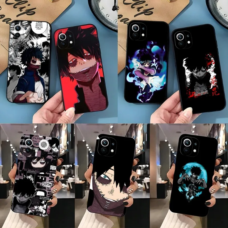 

My Hero Academia Dabi Phone Case For Xiaomi 12 12Pro 11 11i 11T 11X 10 10i 10S 9 9T Pro Youth Ulltra MIX4 CIVI Funda Black Soft