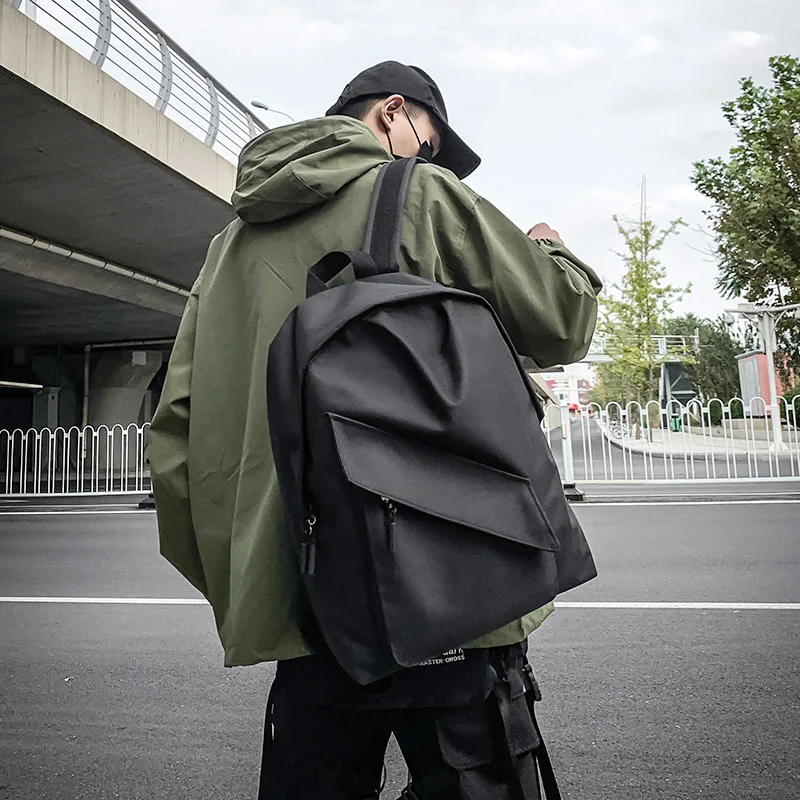 

Travel backpack female backpack male travel bag Japanese and Korean version wild ins tide cool student school bag