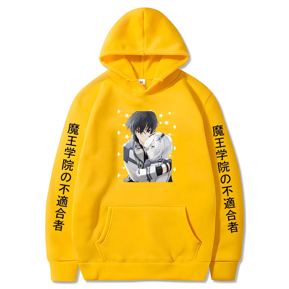 

The Misfit of Demon King Academy Anos Voldigoad Cartoon Anime Hoodies Comic Sweatshirt Harajuku Casual Clothes Boys/girls Fleece